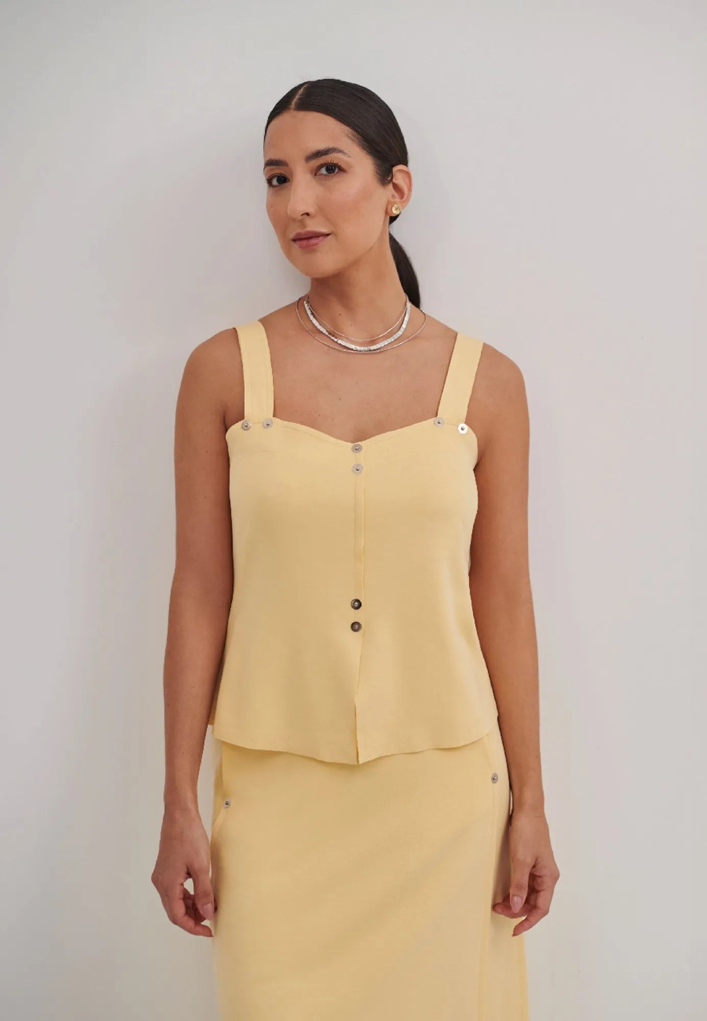 Top Alças Largas Rebites