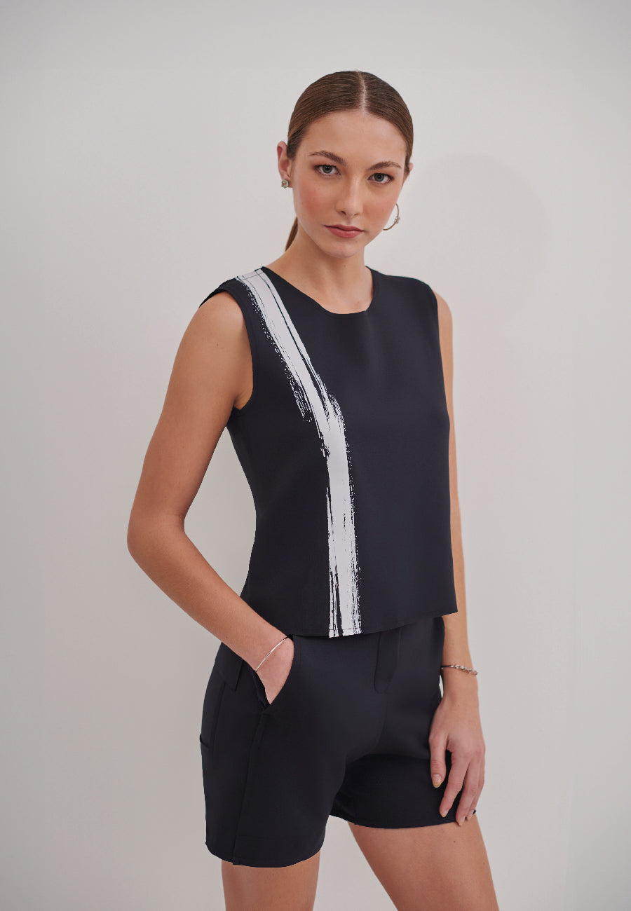 Regata Decote Redondo Smart Estampa