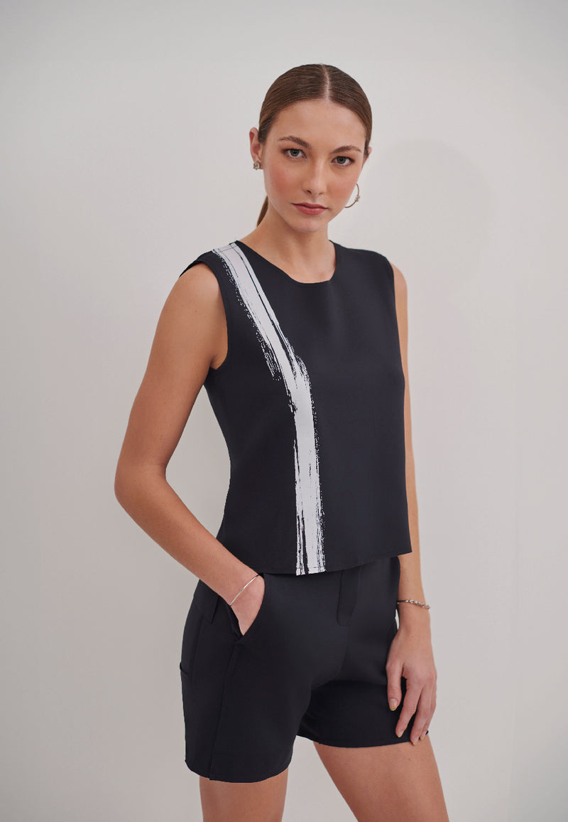 Regata Decote Redondo Smart Estampa