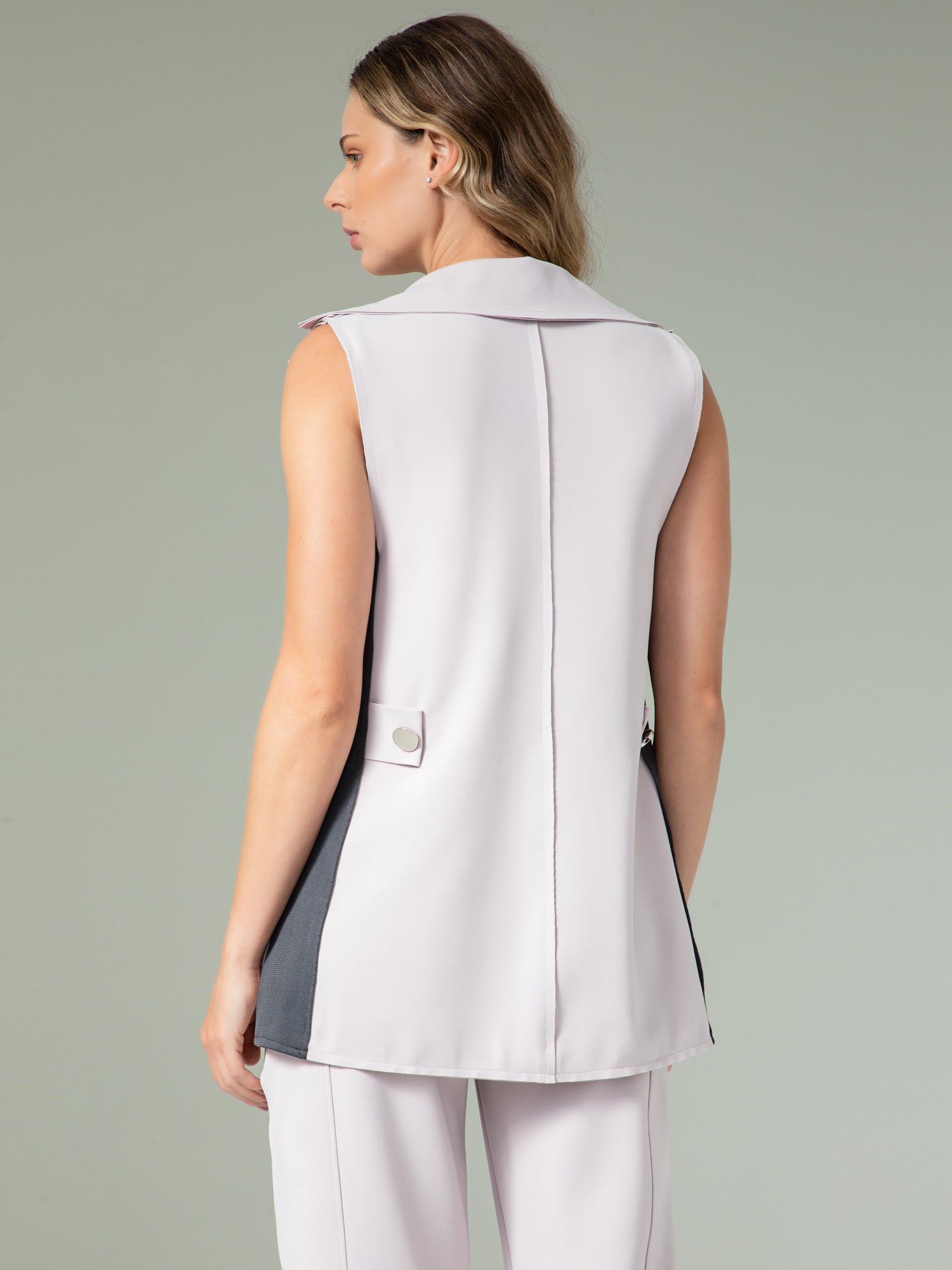 Colete Faixa Lateral Tricot