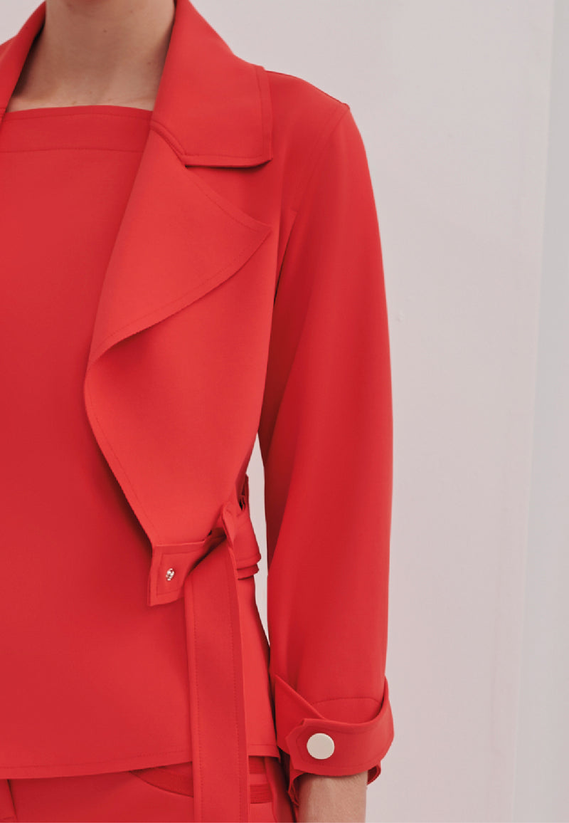 Jaqueta Biker Faixa Fivela