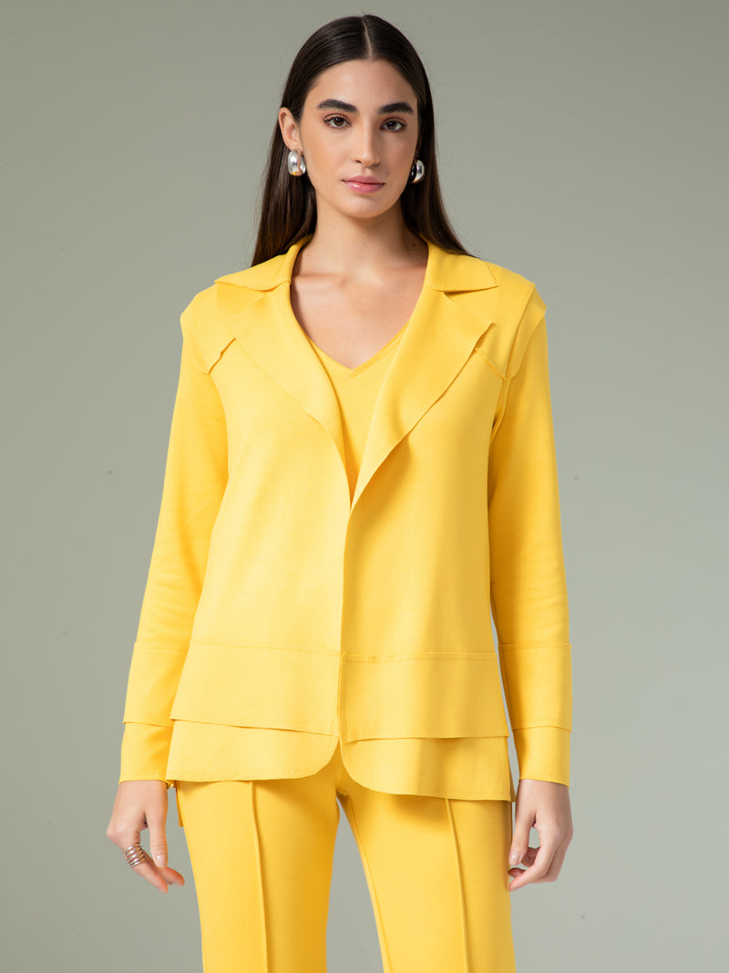 Blazer Ajustado Detalhe Barra