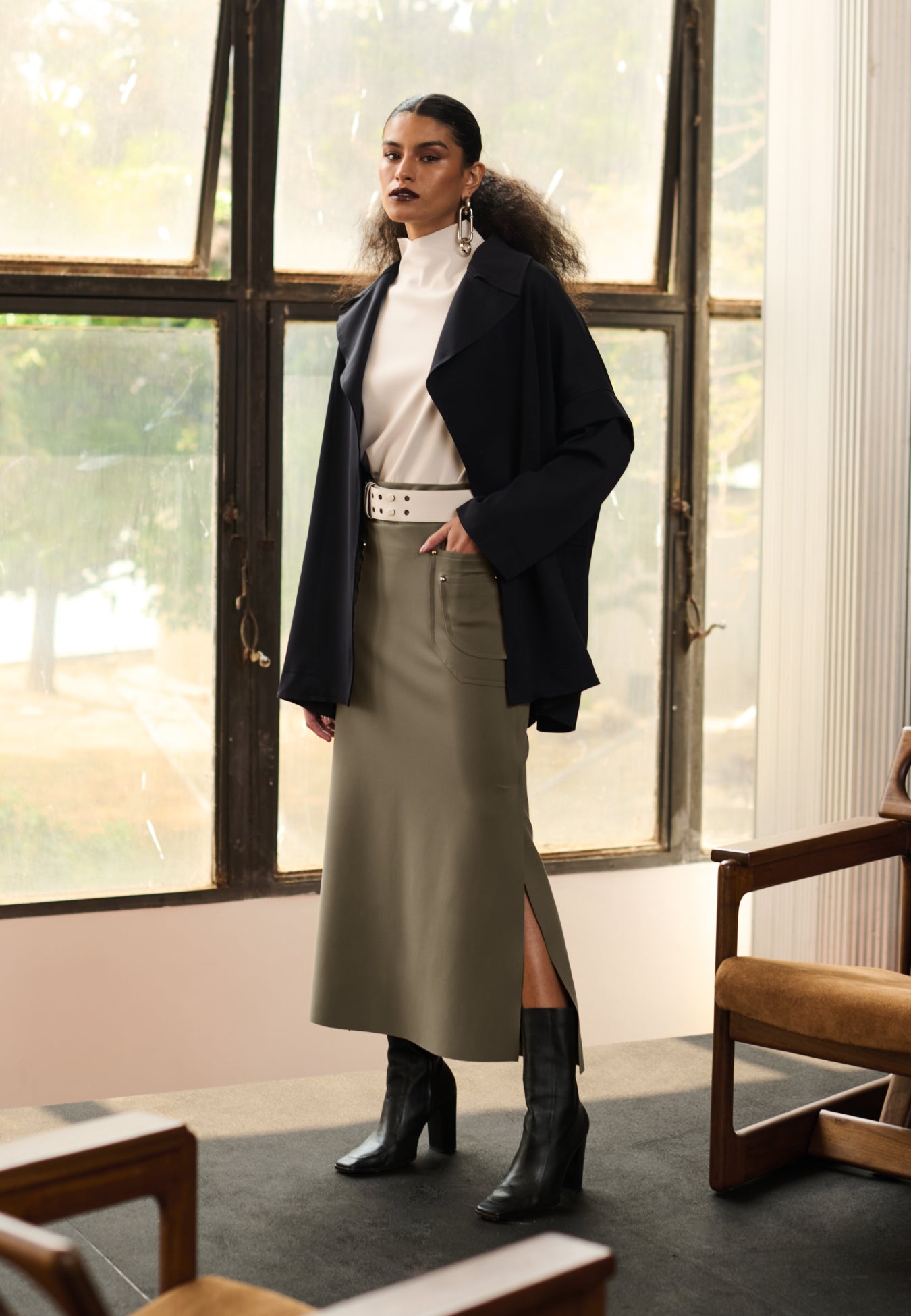 Casaco Amplo Estampa