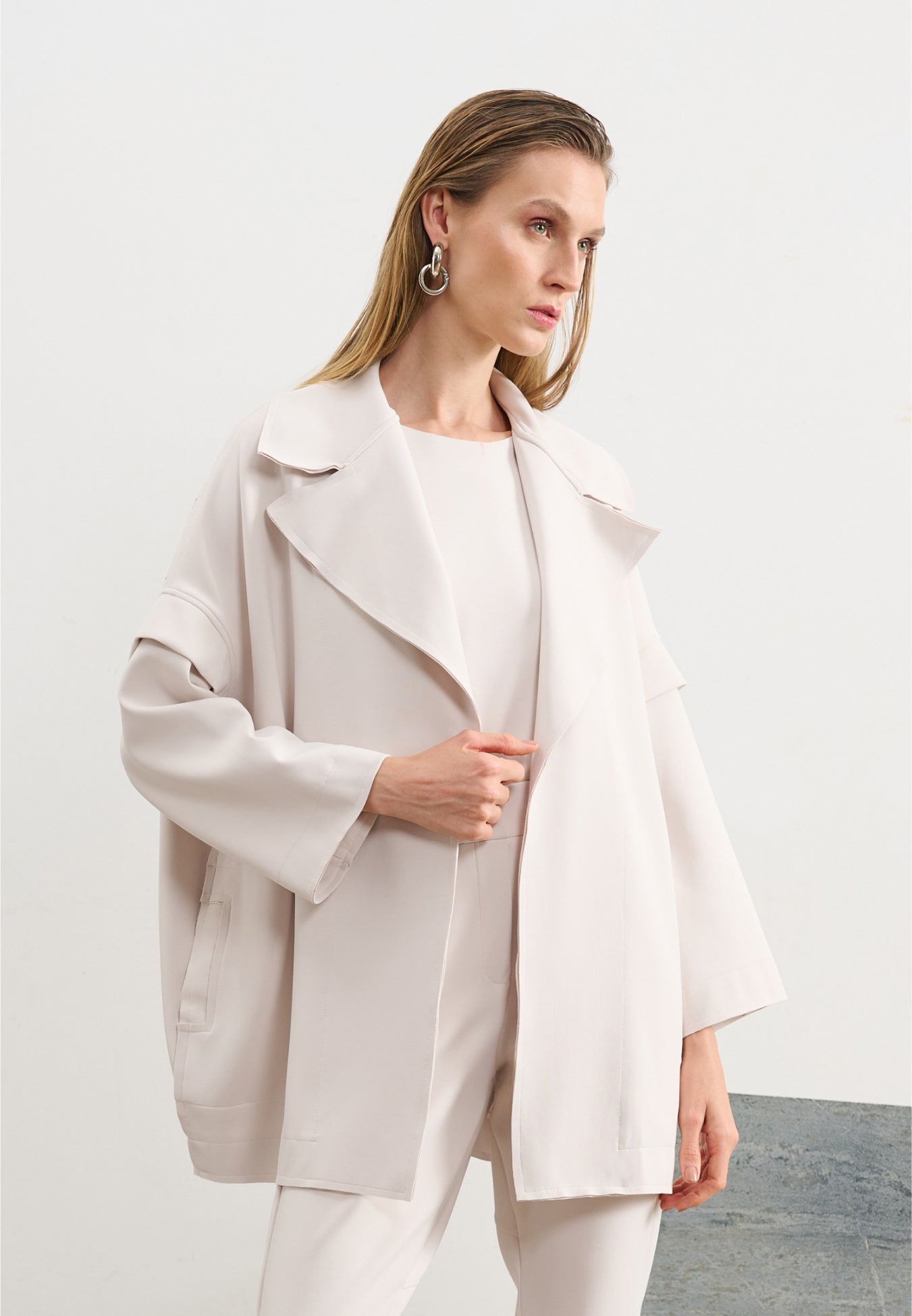 Casaco Amplo Estampa