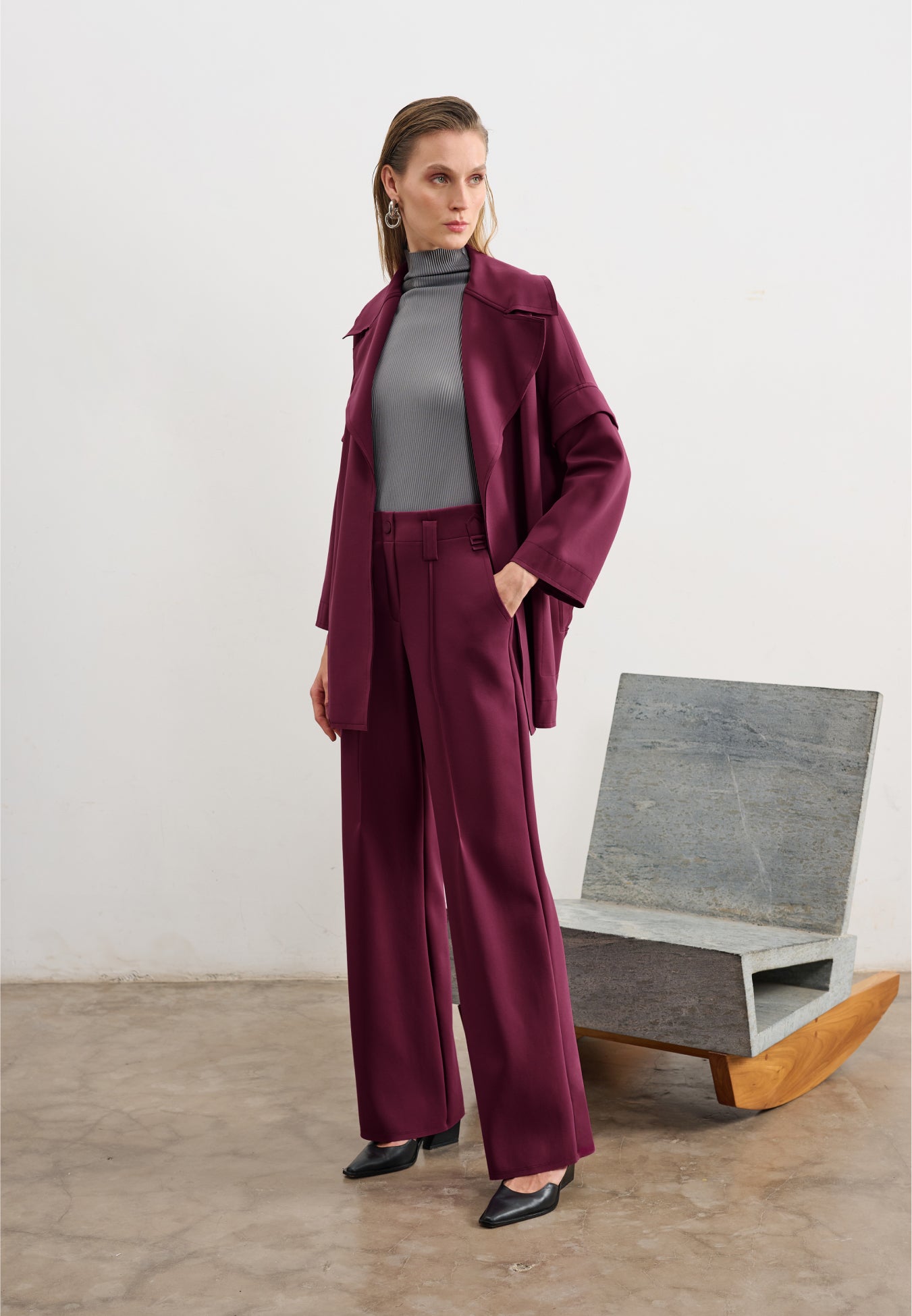 Casaco Amplo Estampa