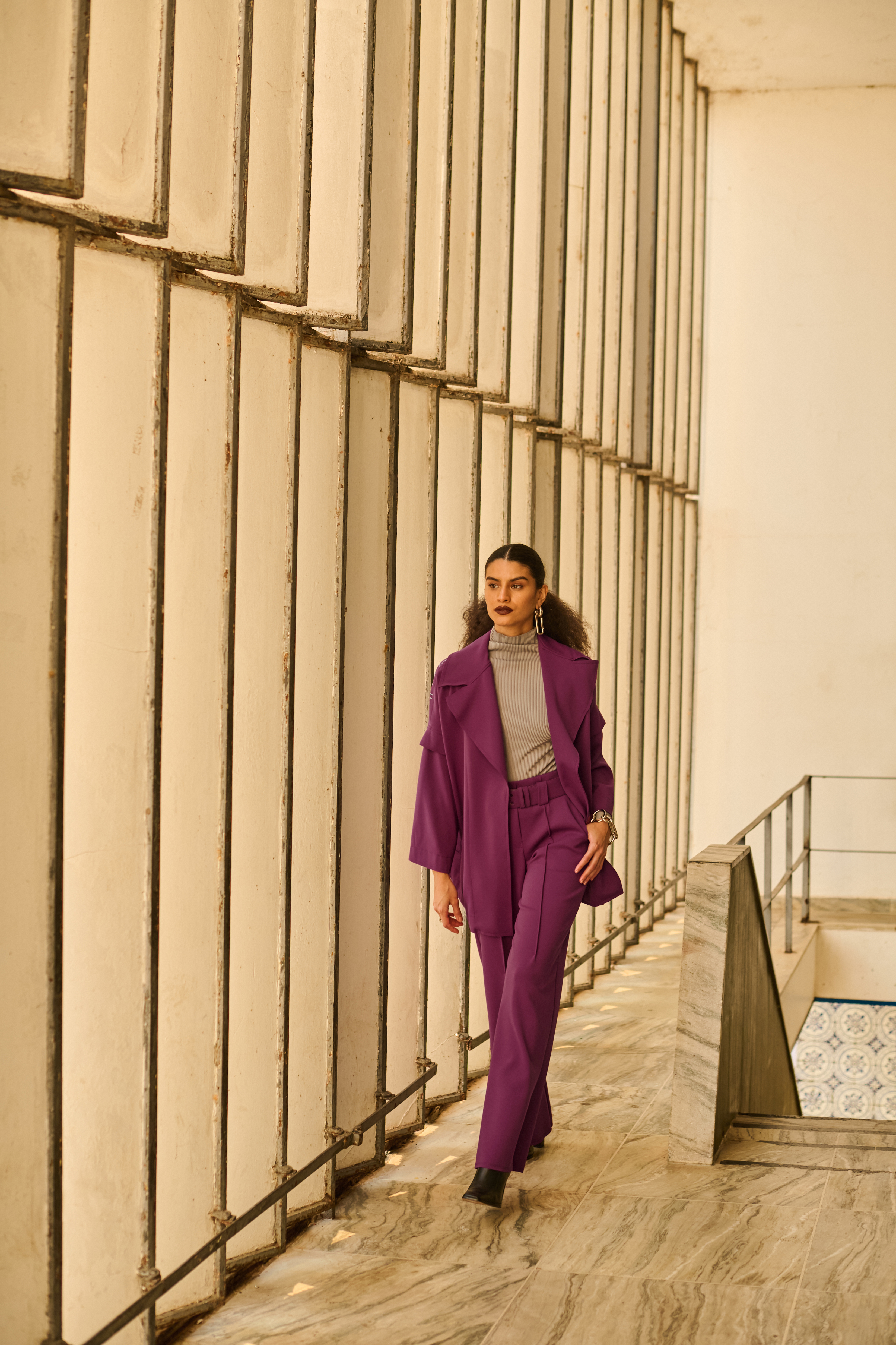 Casaco Amplo Estampa