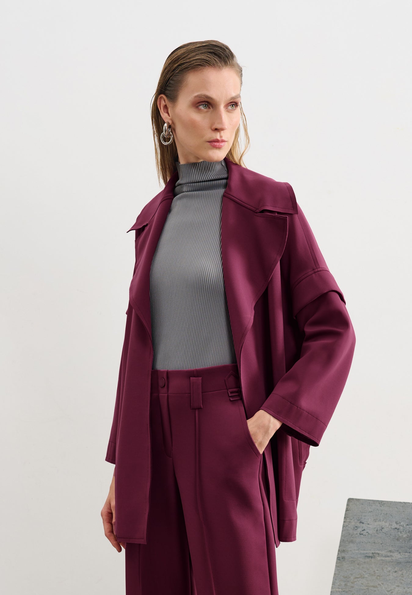 Casaco Amplo Estampa