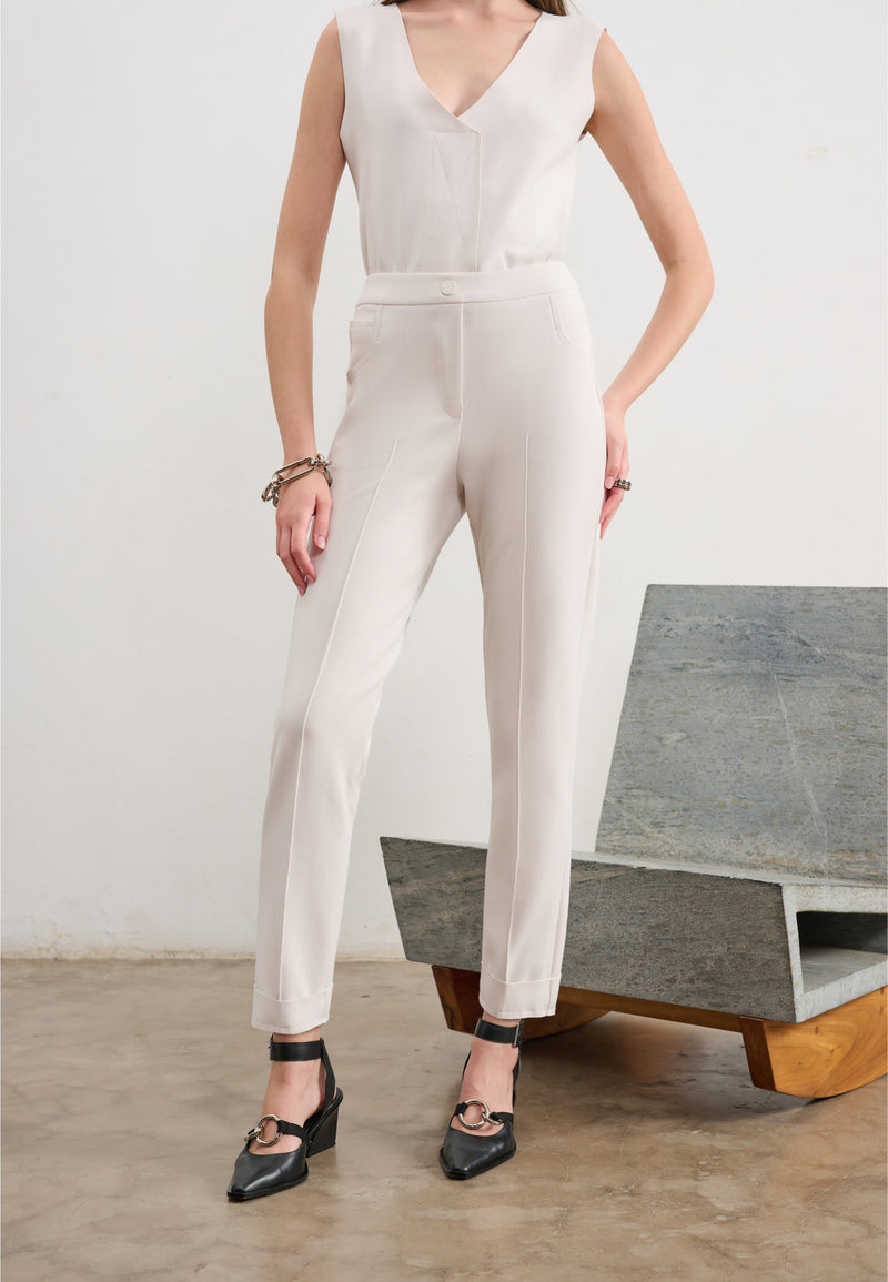 Calça Alfaiataria Barra Dobrada