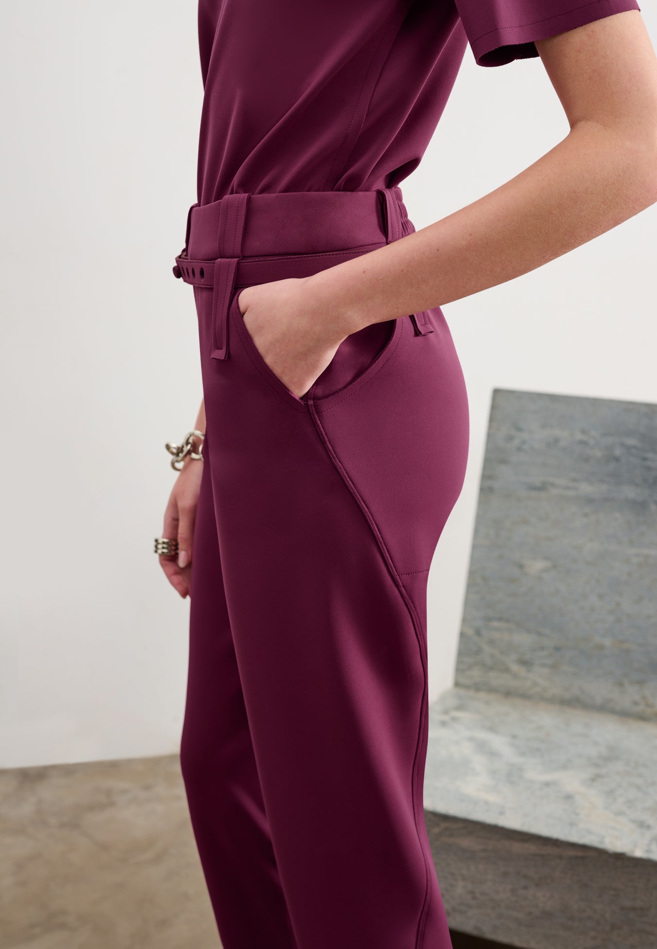 Calça Alfaiataria Com Cinto