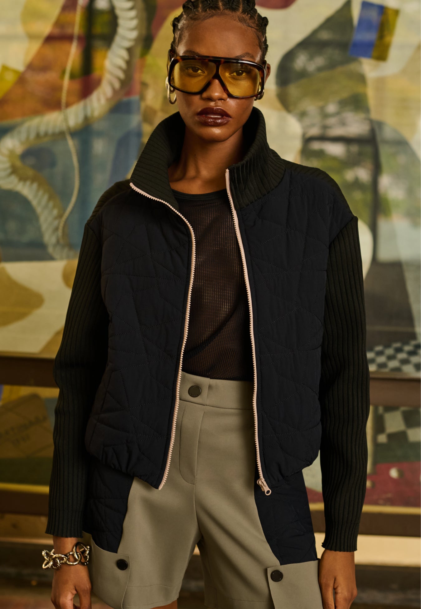 Jaqueta Block Matelassé