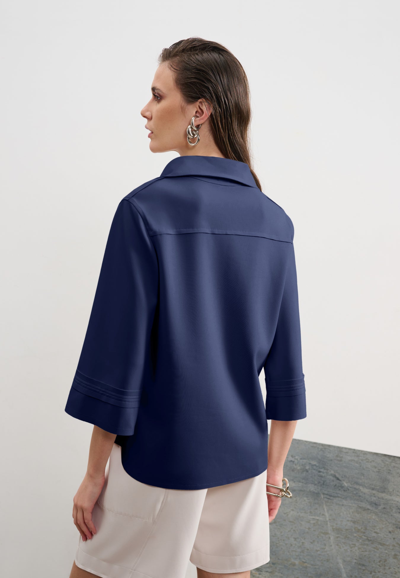 Camisa Alfaiataria Zíper