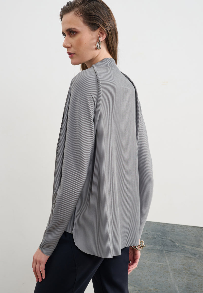 Blusa Ampla Gola Alta