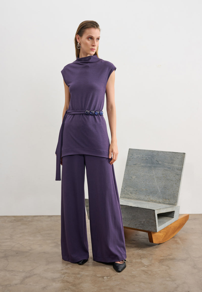 Calça com Faixa de Esferas