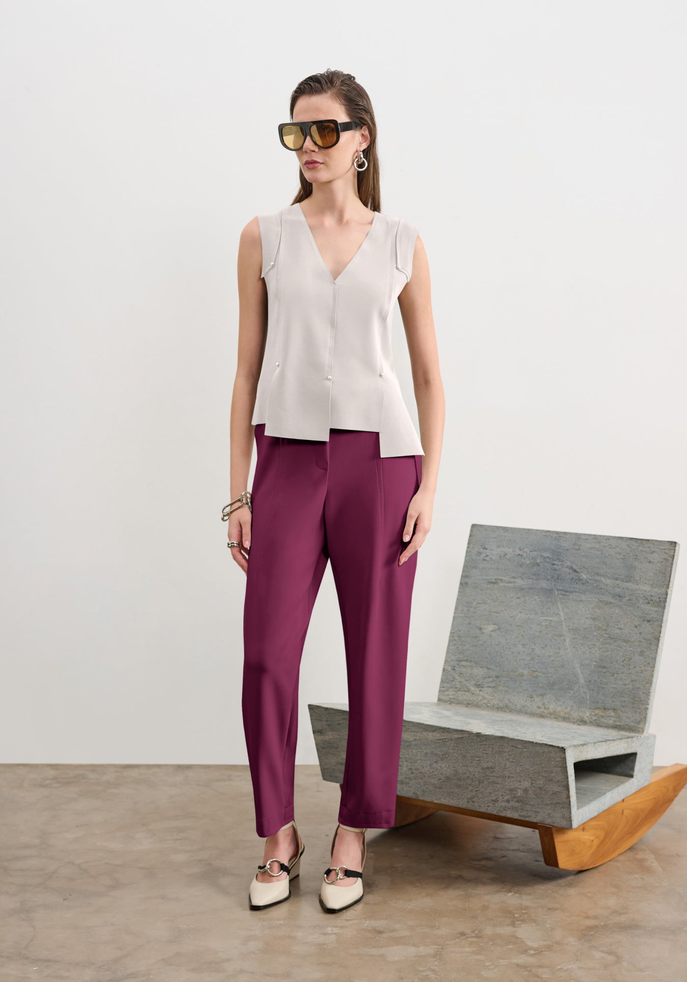 Calça Alfaiataria Baggy