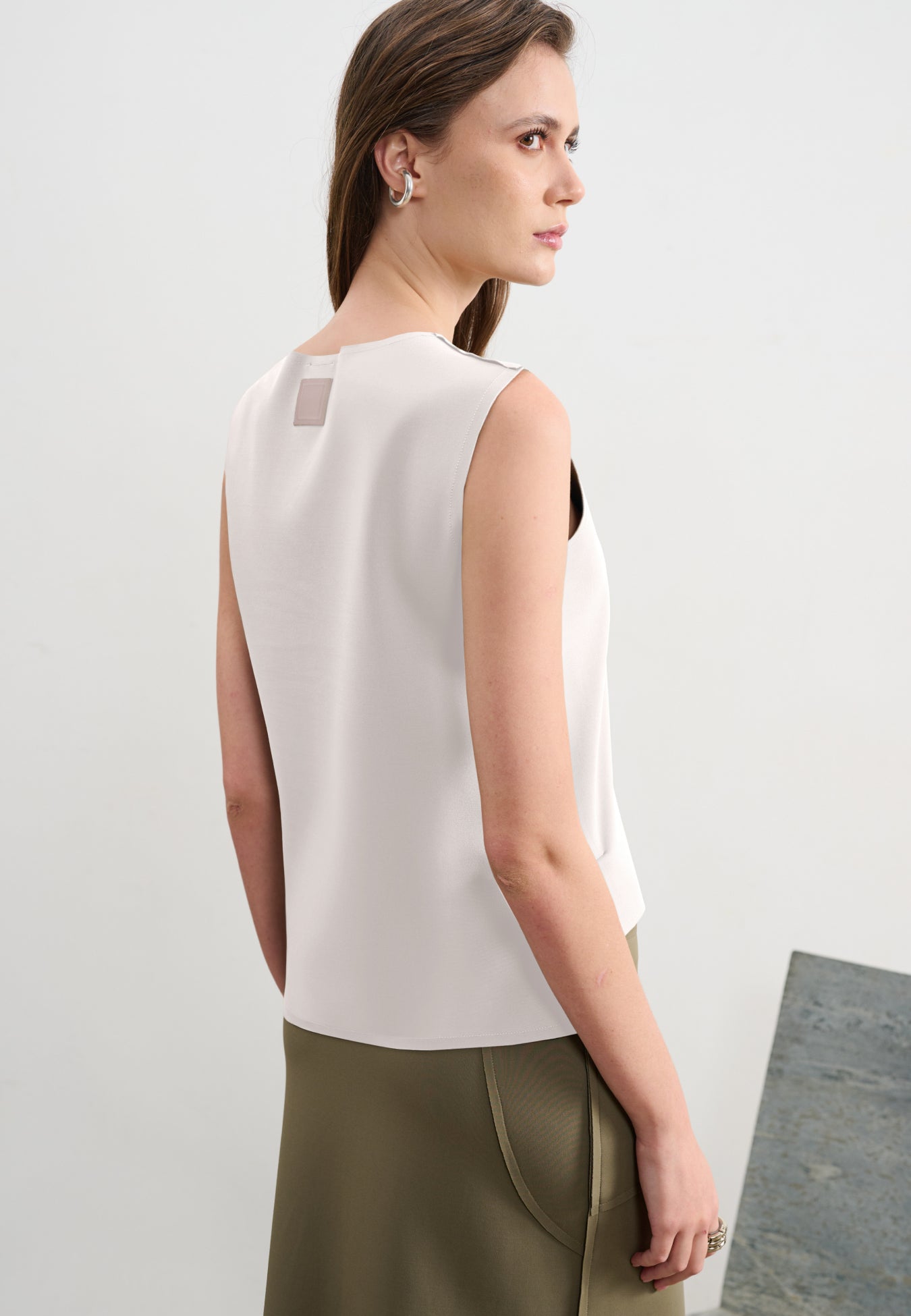 Blusa Reta Decote Canoa