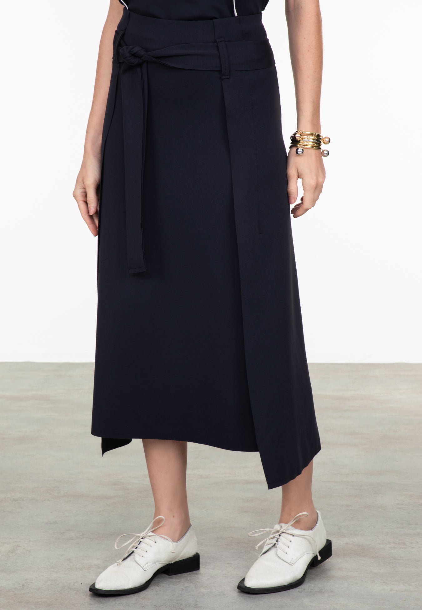 Saia Midi Movimento Com Faixa