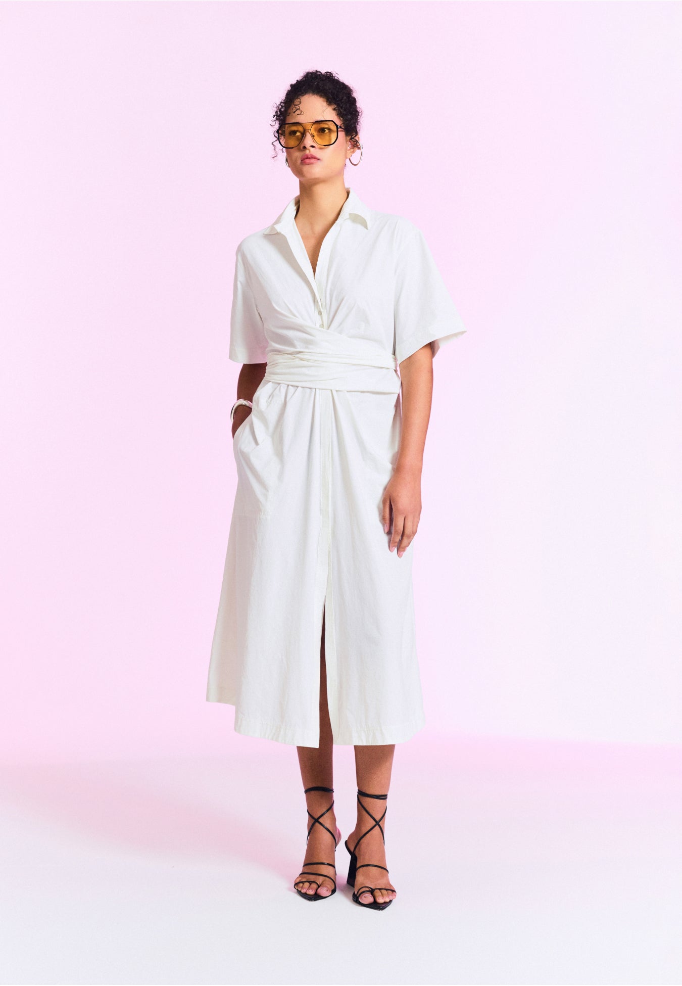 Vestido Chemise Midi