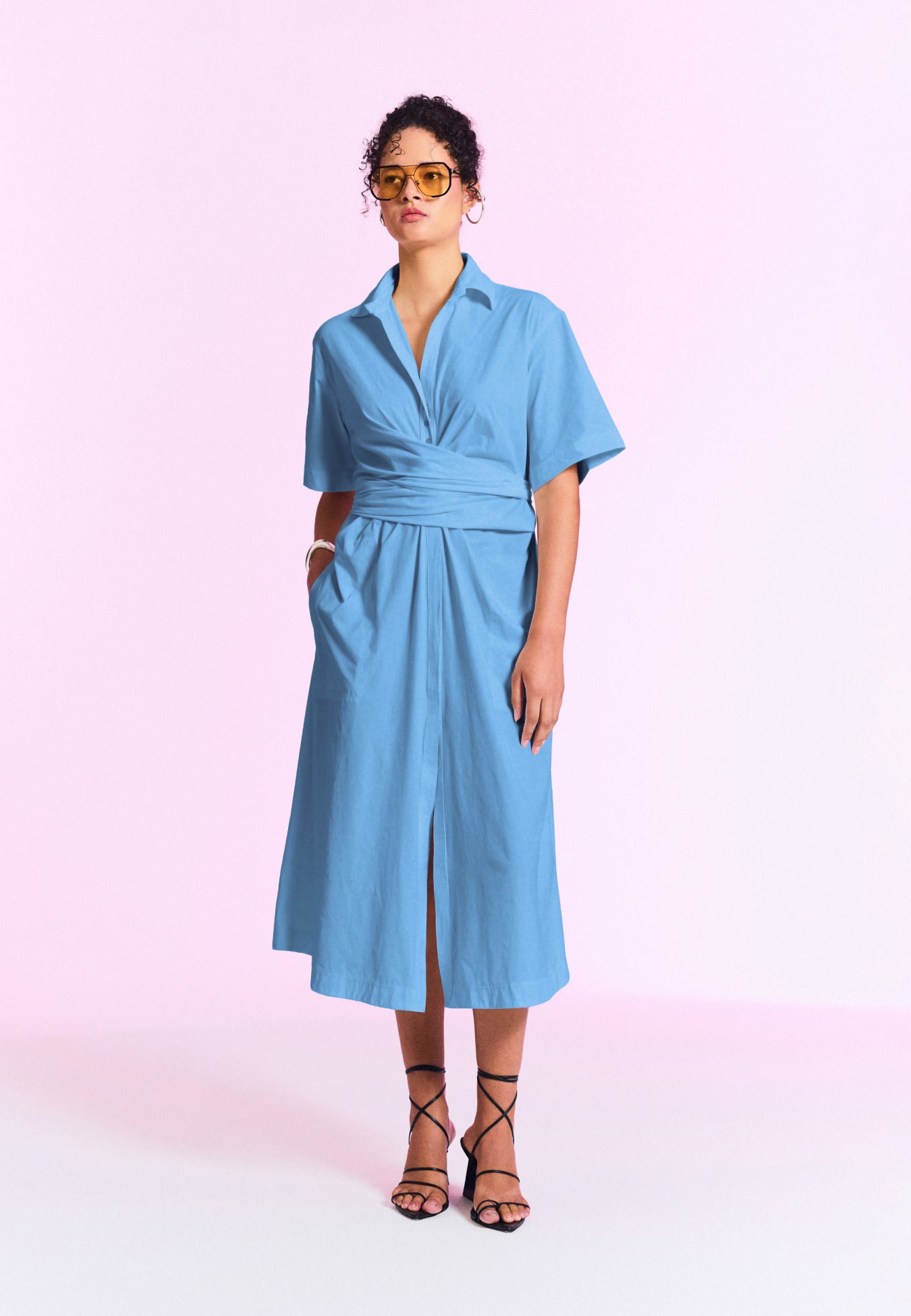 Vestido Chemise Midi