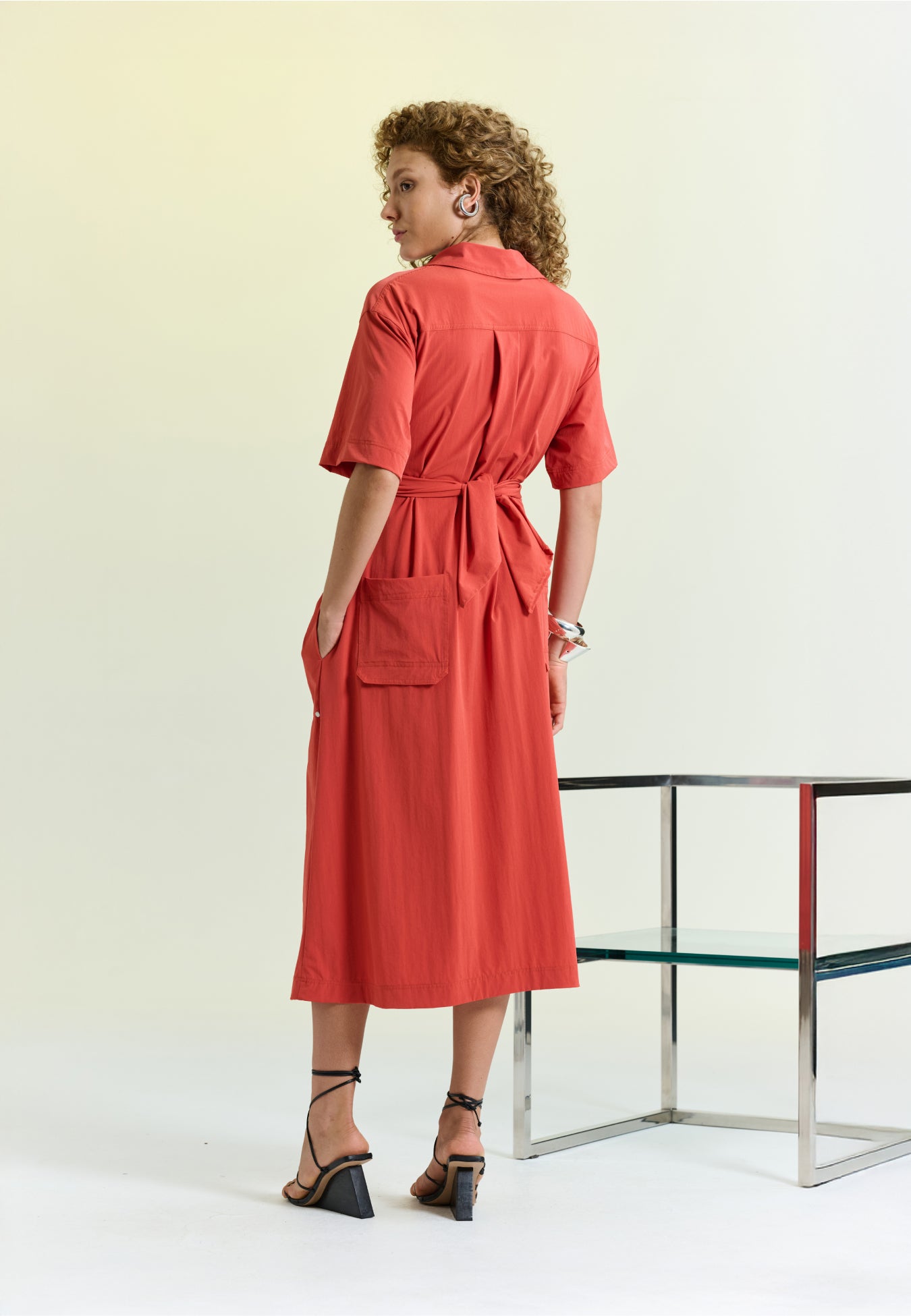 Vestido Chemise Midi