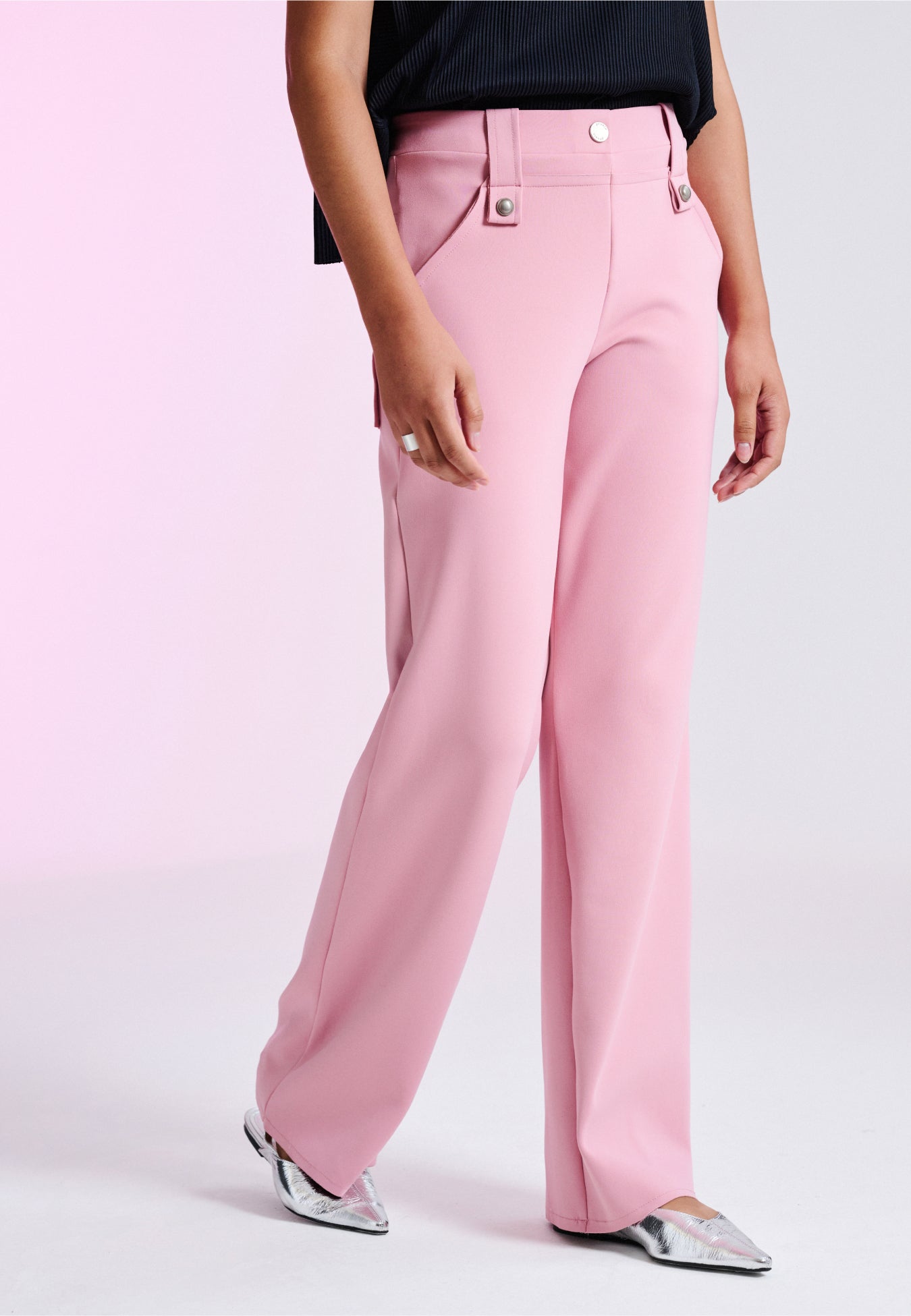 Calça Alfaiataria Cós Botões