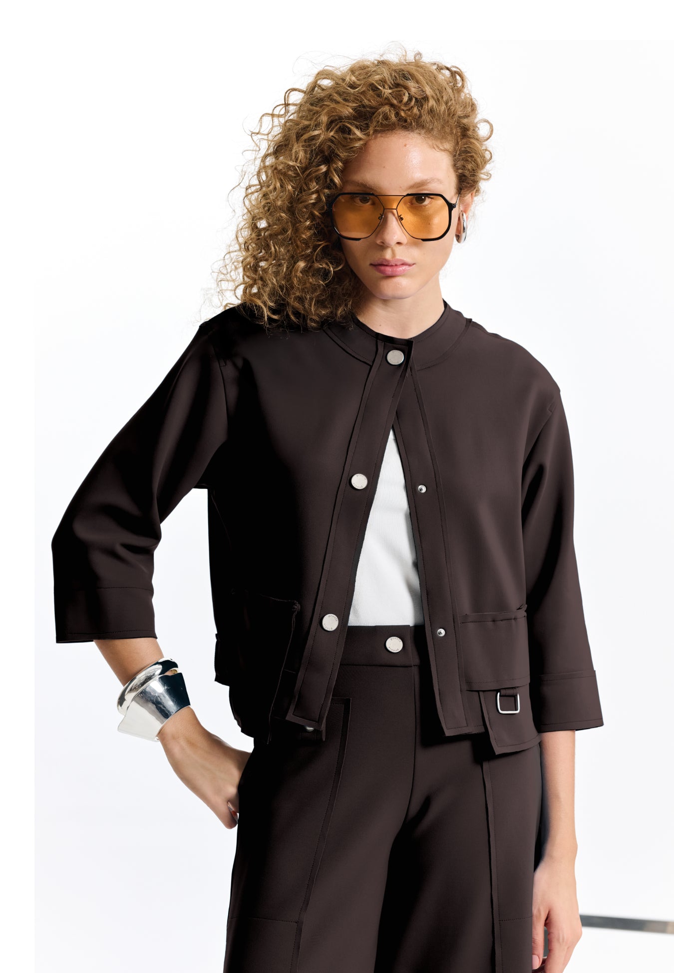 Jaqueta Alfaiataria Manga 3/4