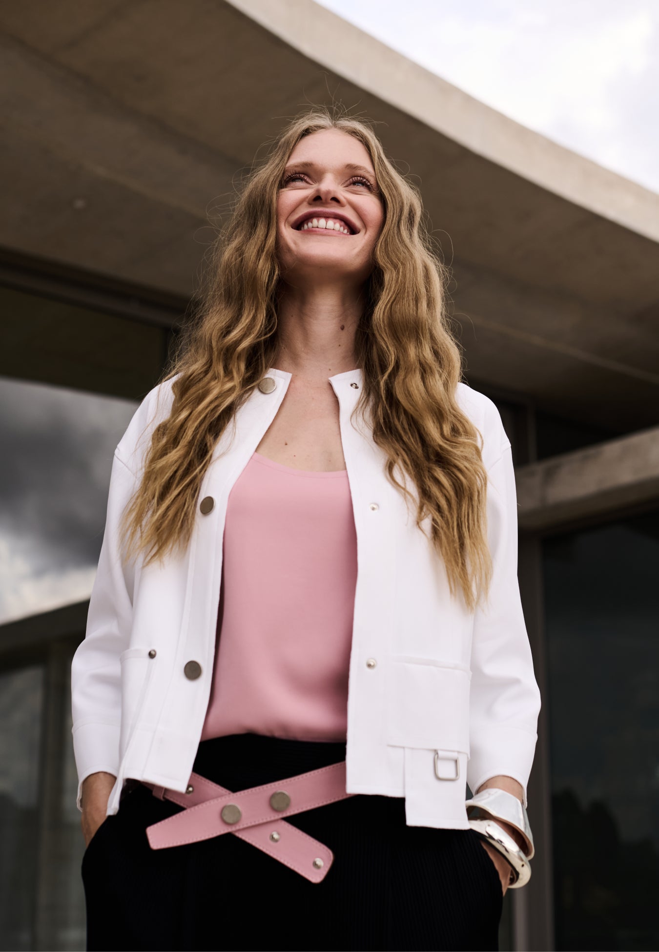 Jaqueta Alfaiataria Manga 3/4