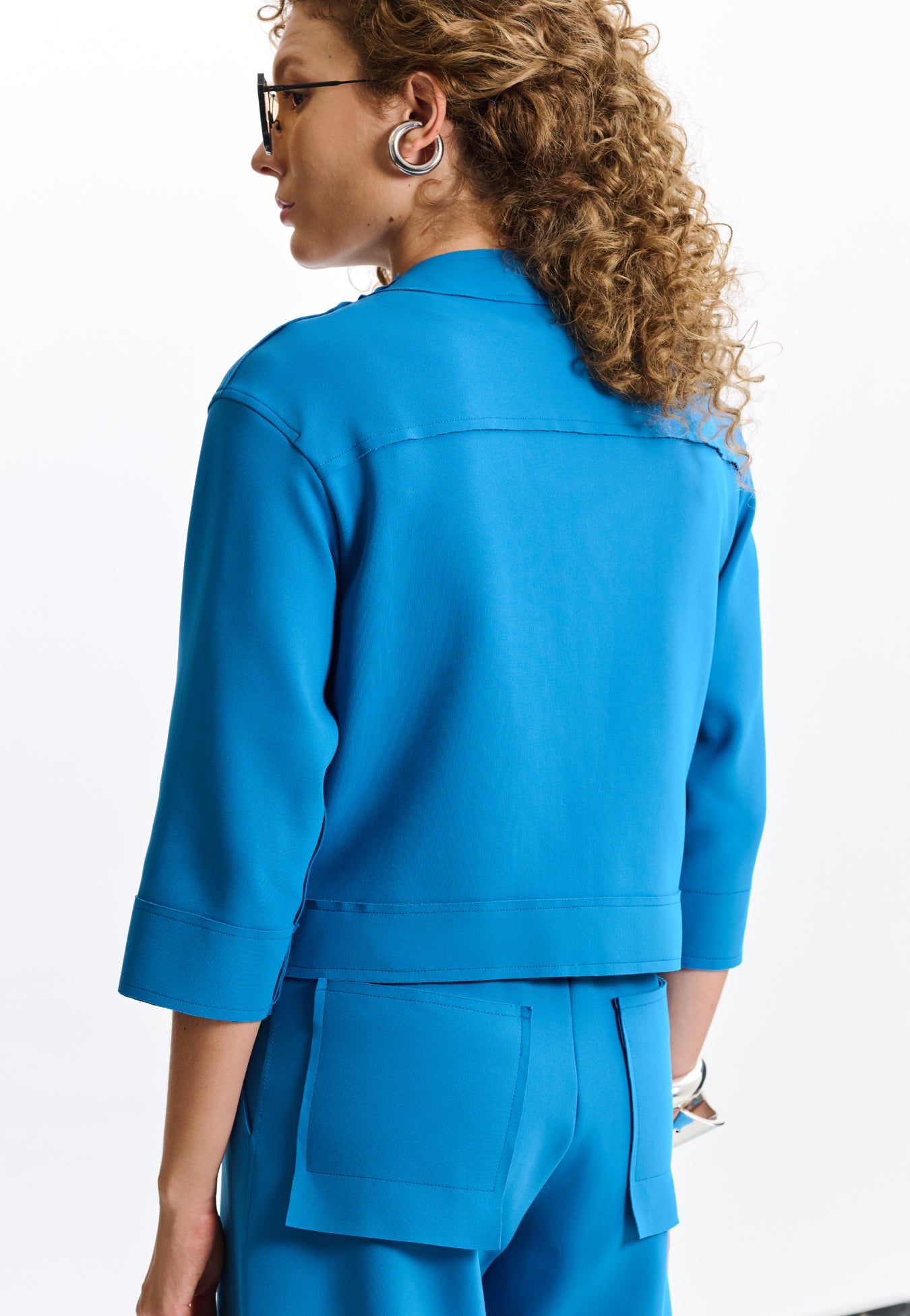 Jaqueta Alfaiataria Manga 3/4