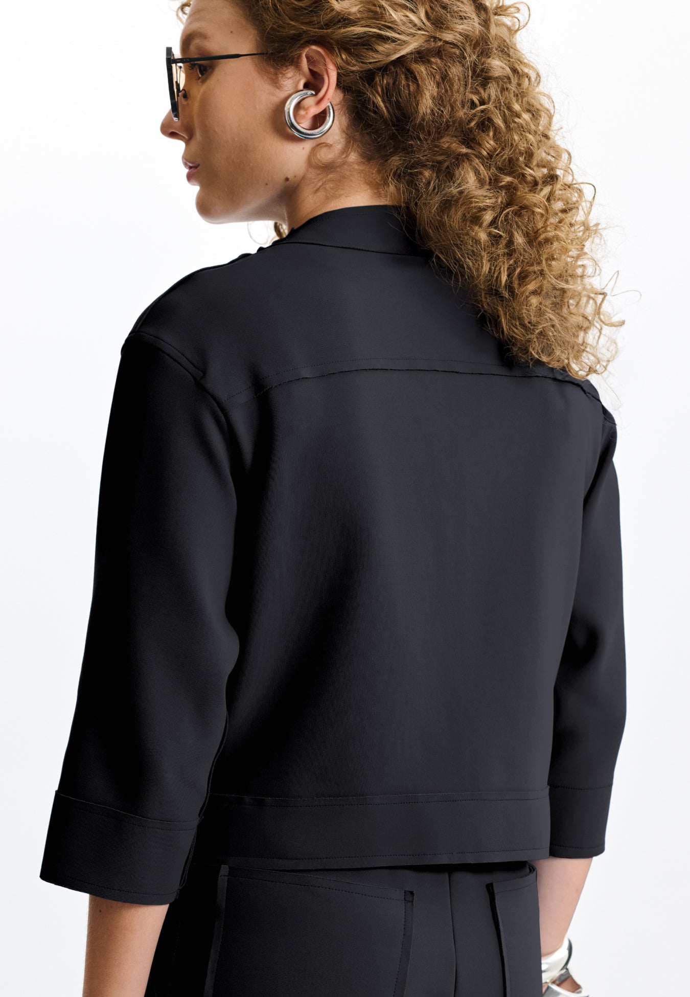 Jaqueta Alfaiataria Manga 3/4