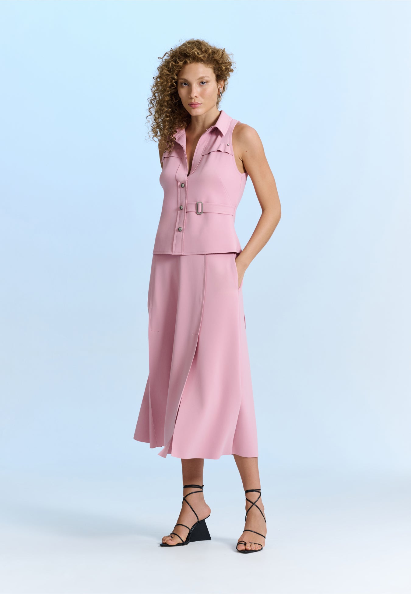 Camisa Alfaiataria Sem Manga