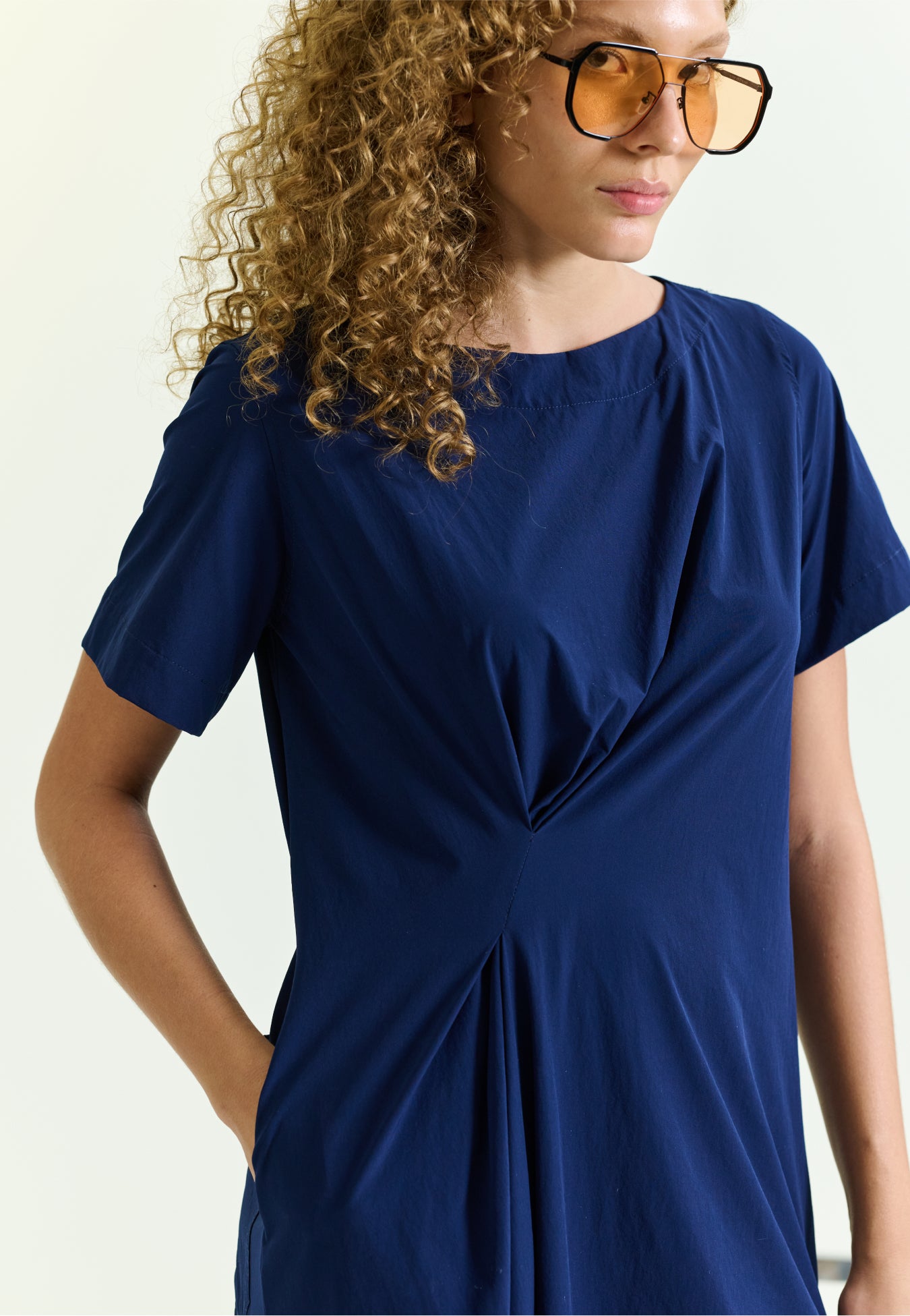 Vestido Midi Drapeado