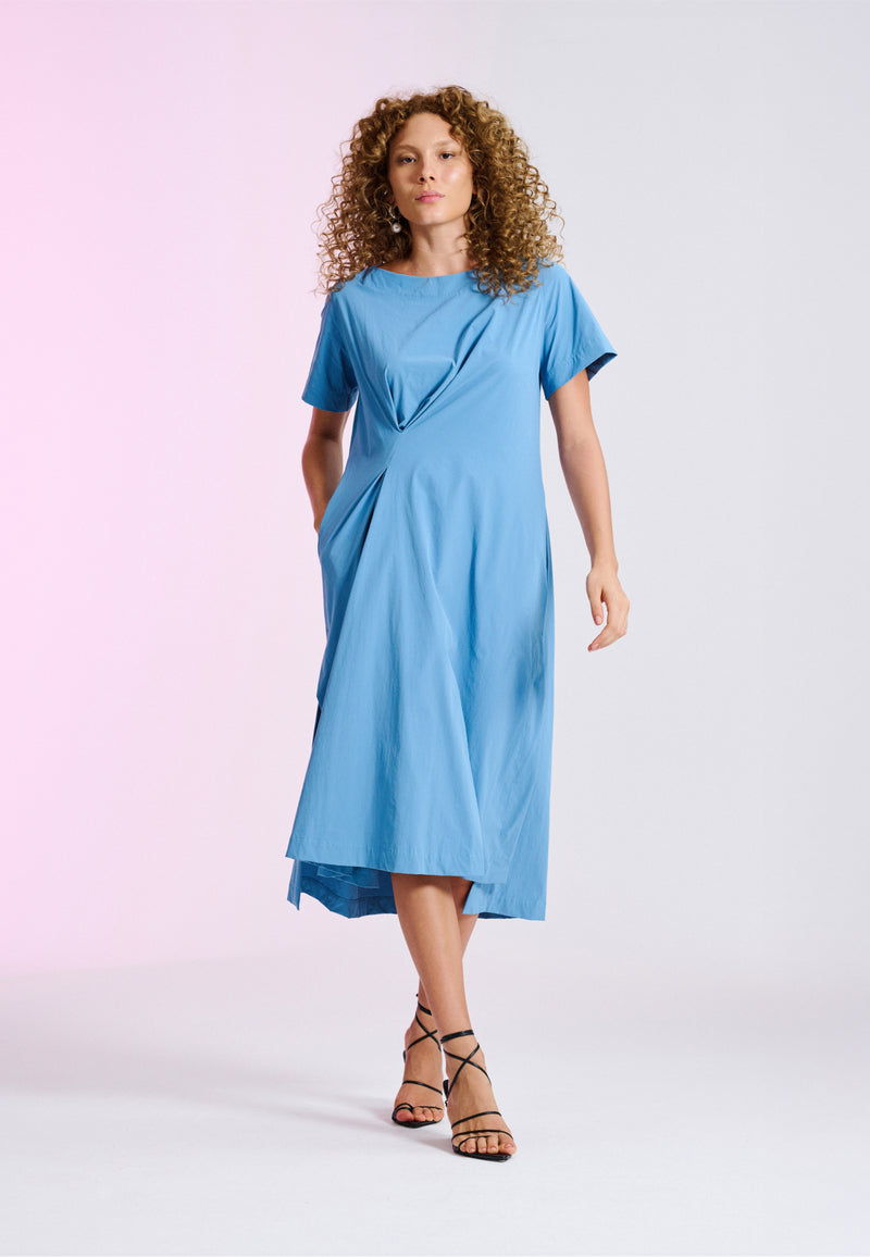 Vestido Midi Drapeado