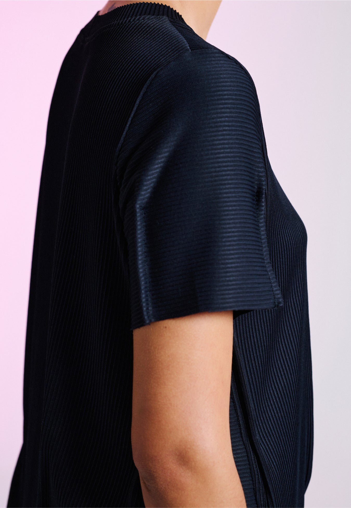 T-shirt Canelada Plissê