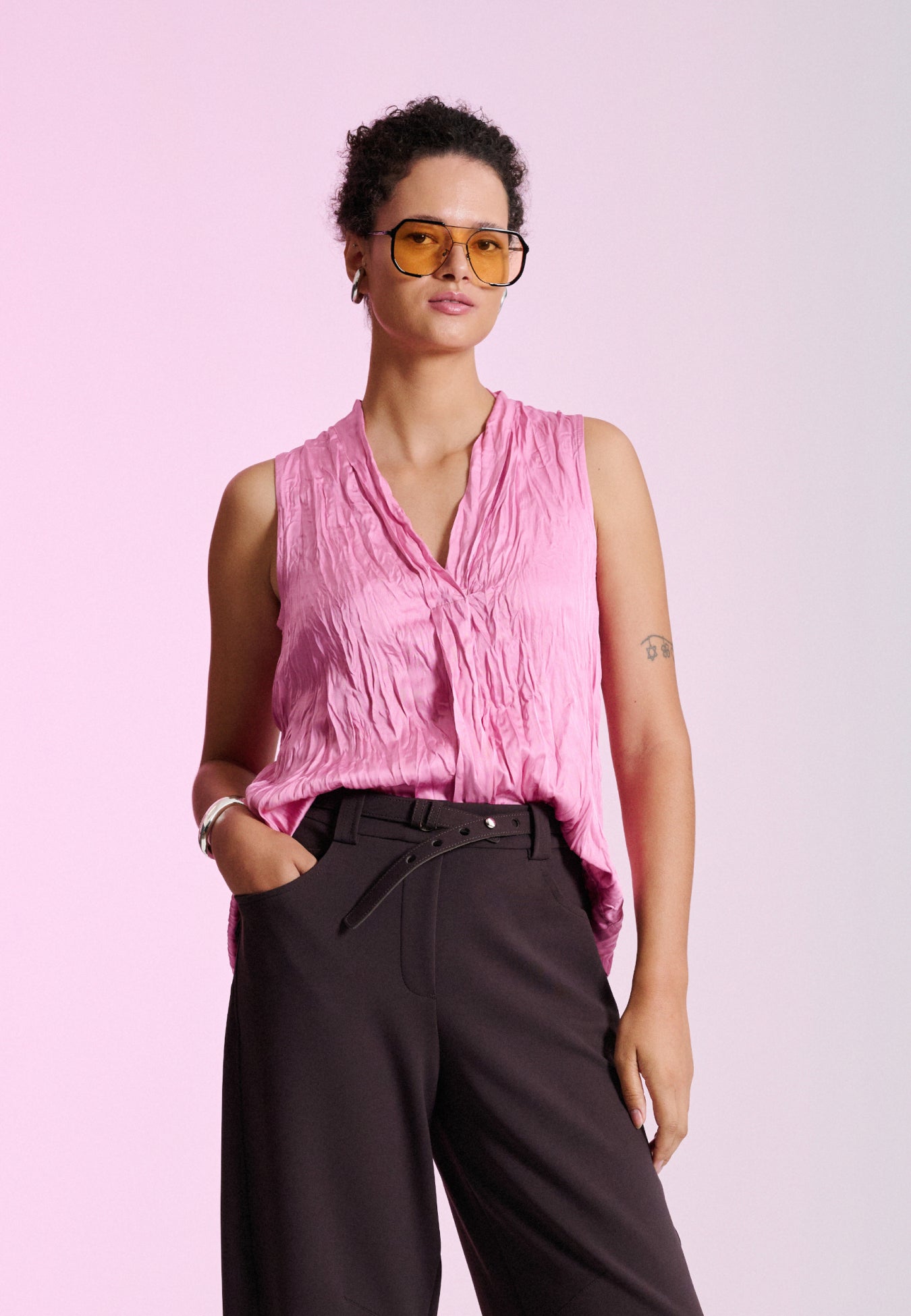 Regata Acetinada Alongada