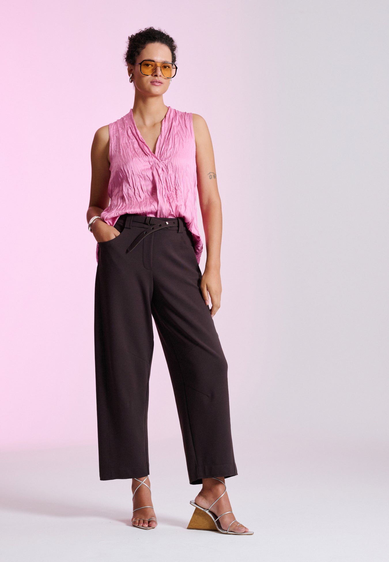 Regata Acetinada Alongada