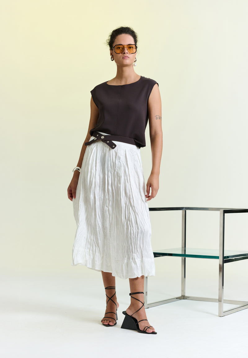 Saia Efeito Amassado