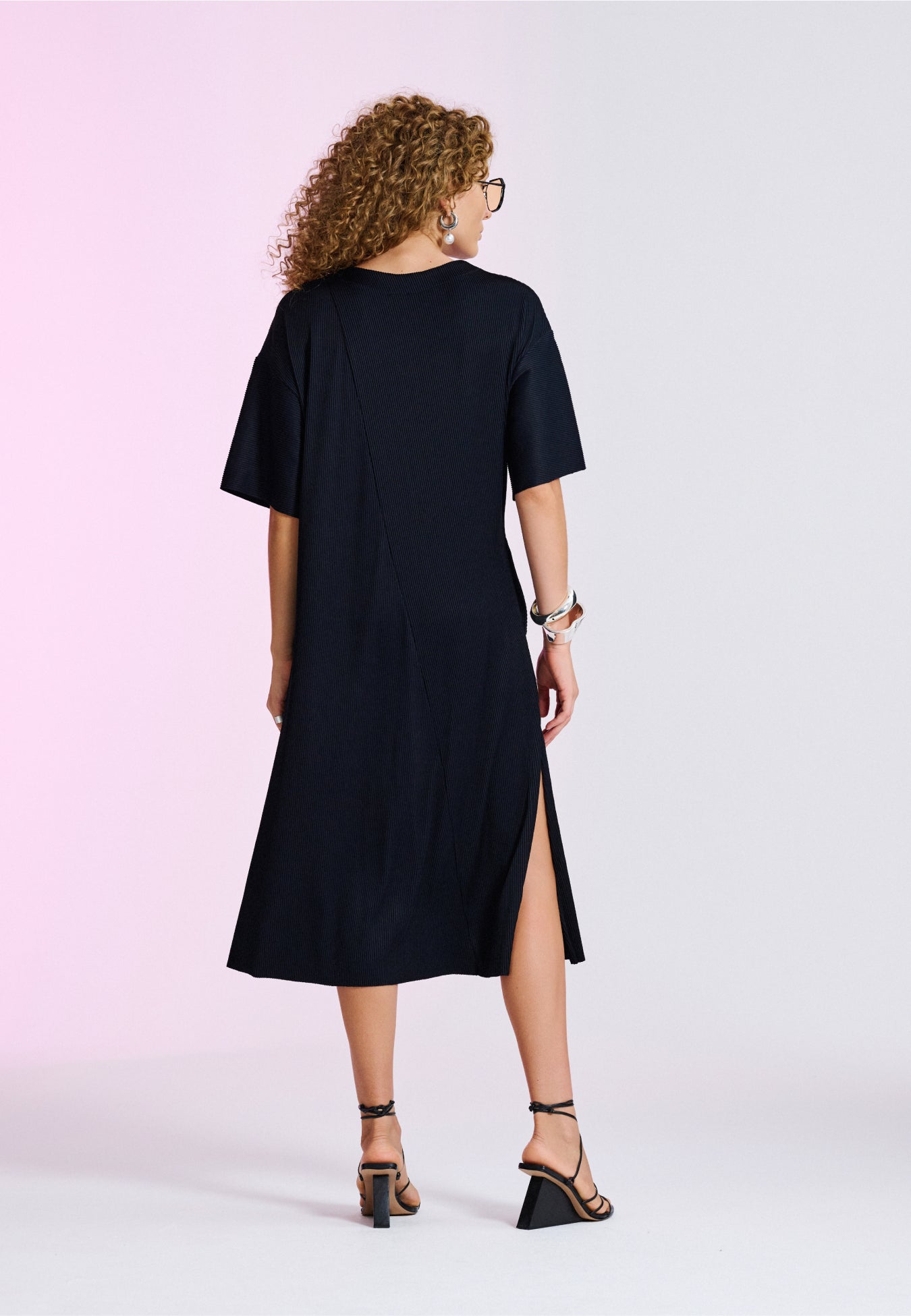 Vestido T-shirt Decote V