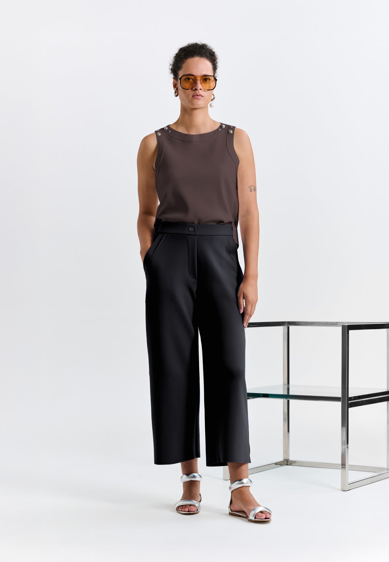 Regata Botões Níquel