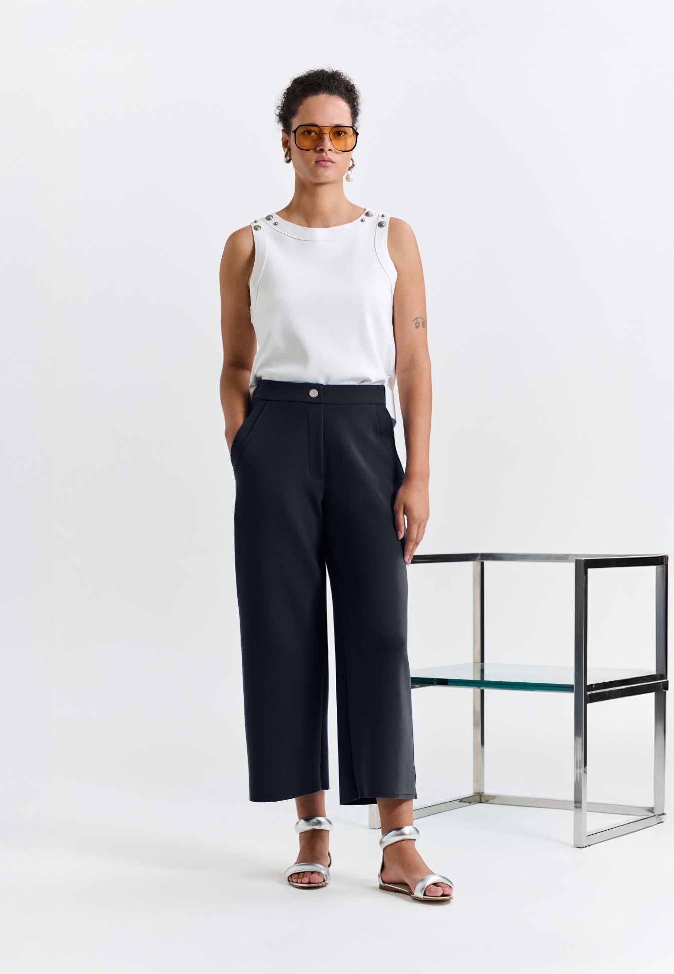 Regata Botões Níquel