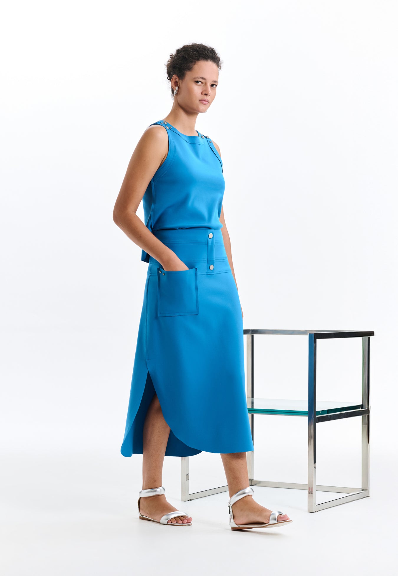 Regata Botões Níquel