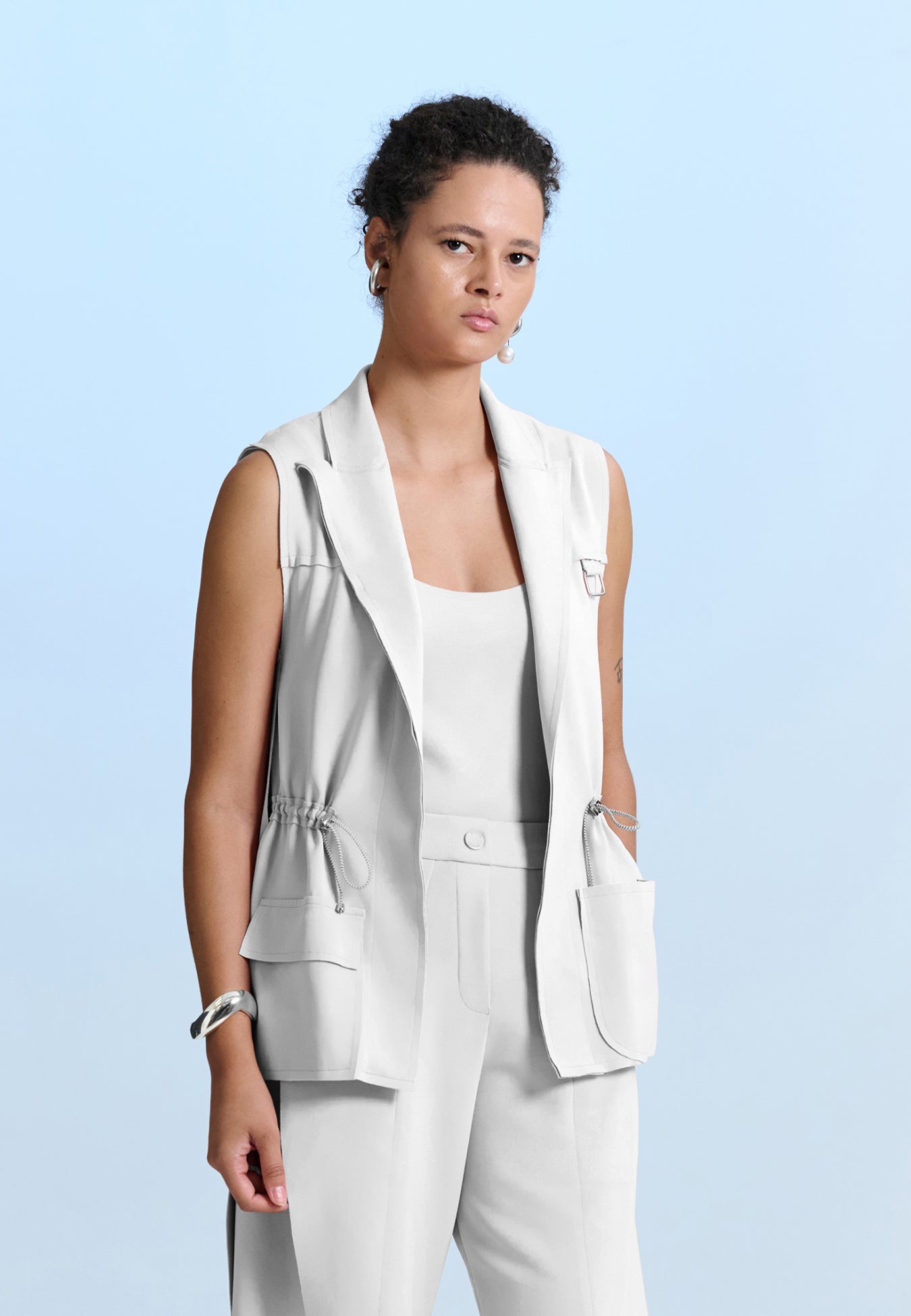 Colete Alongado Ajustável