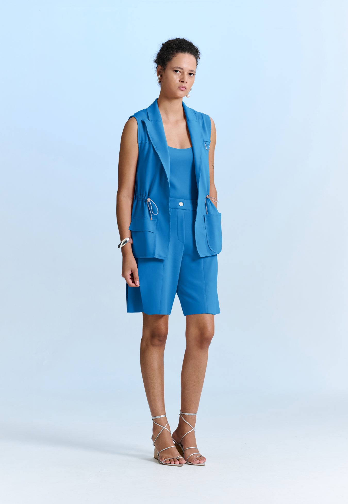 Colete Alongado Ajustável