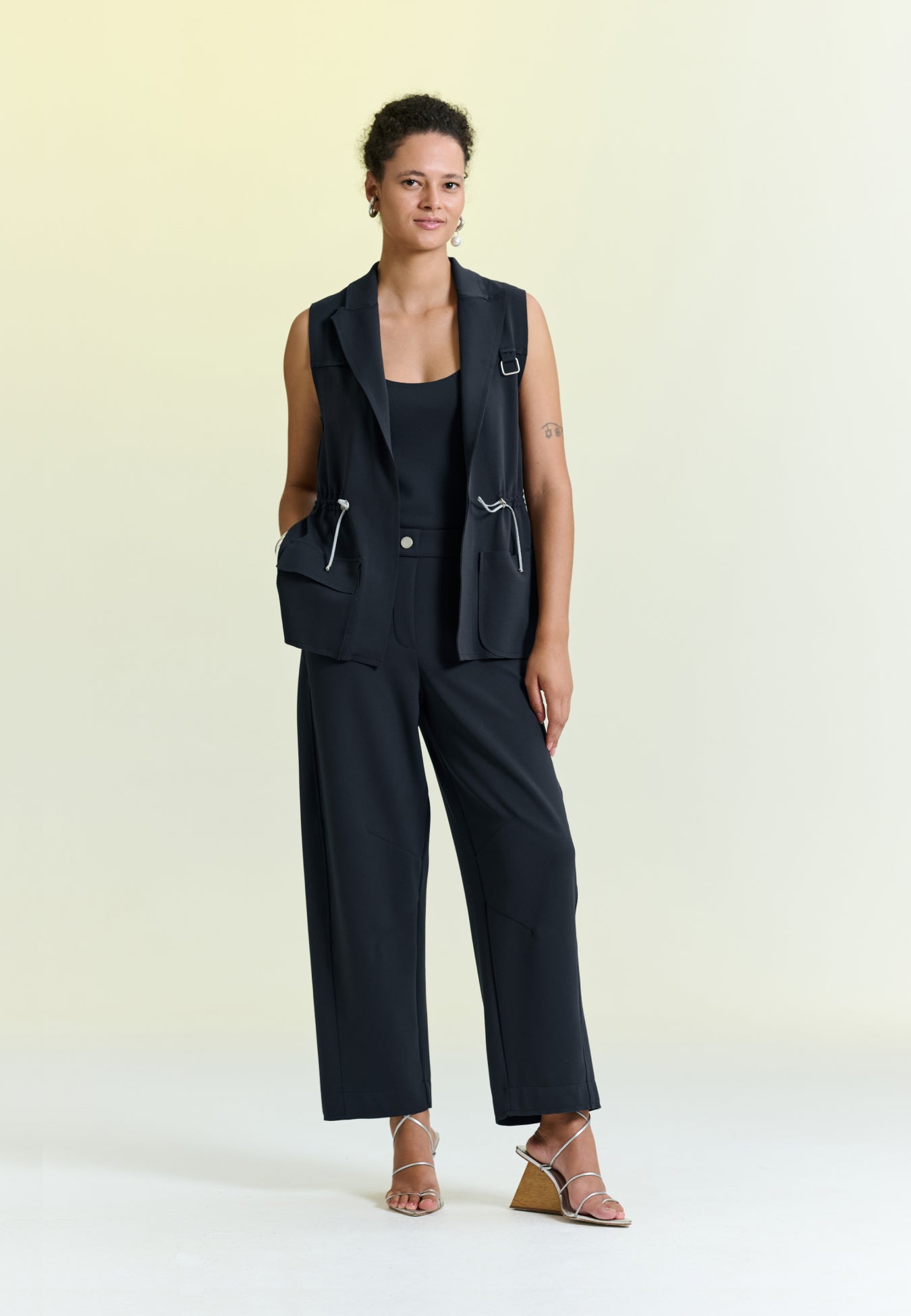 Colete Alongado Ajustável