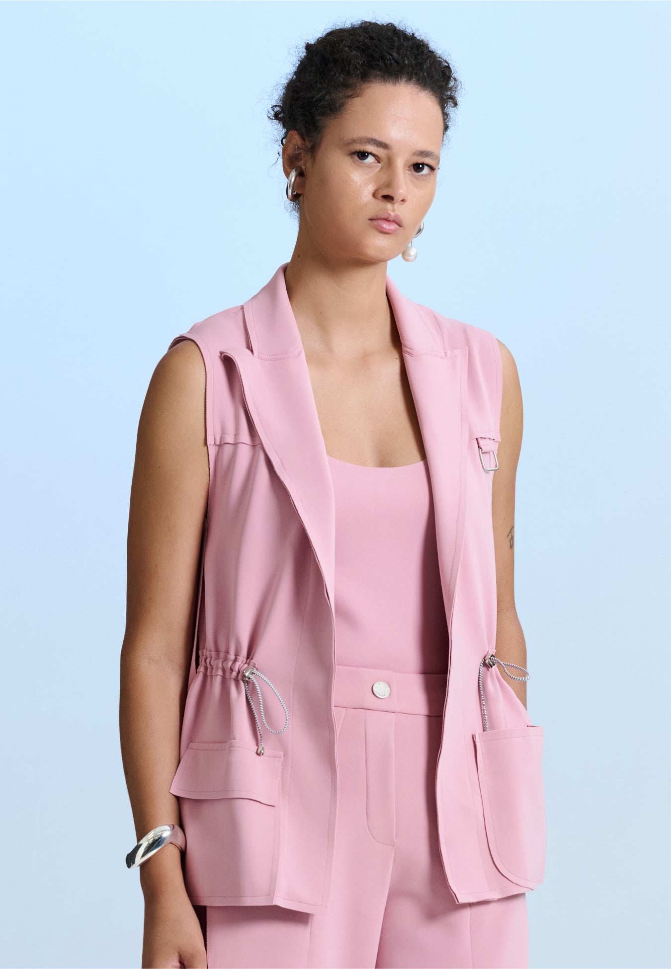 Colete Alongado Ajustável