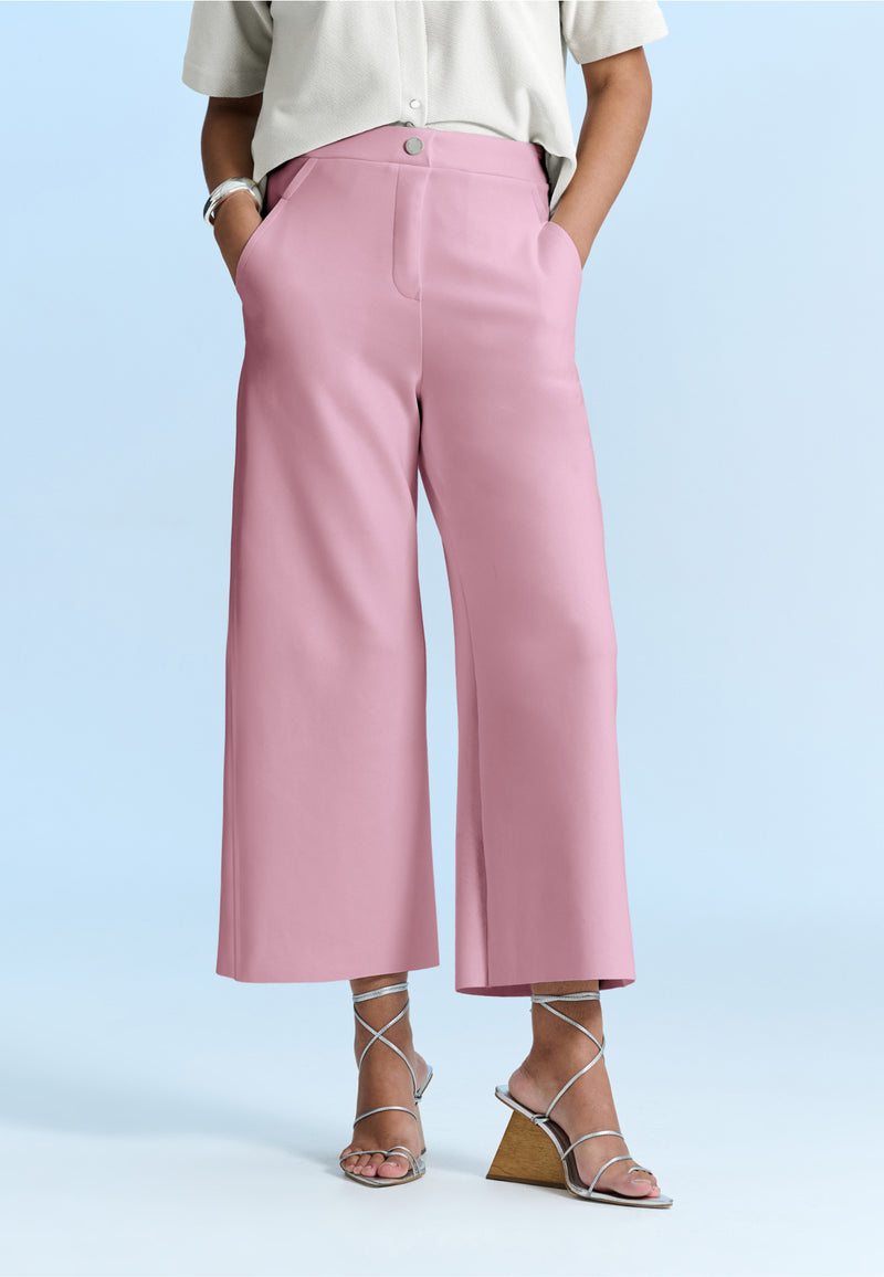 Calça Wide Bolso Faca