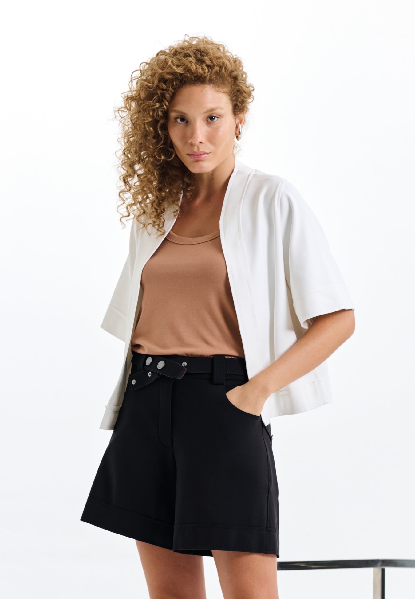 Short Alfaiataria Barra Dobrada