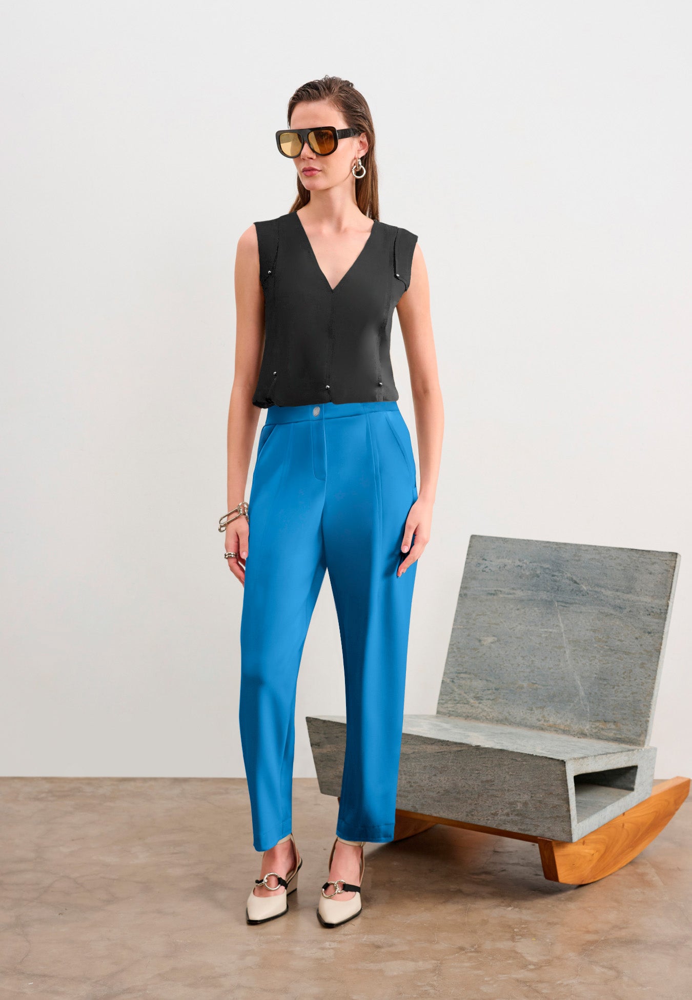 Calça Alfaiatada Baggy