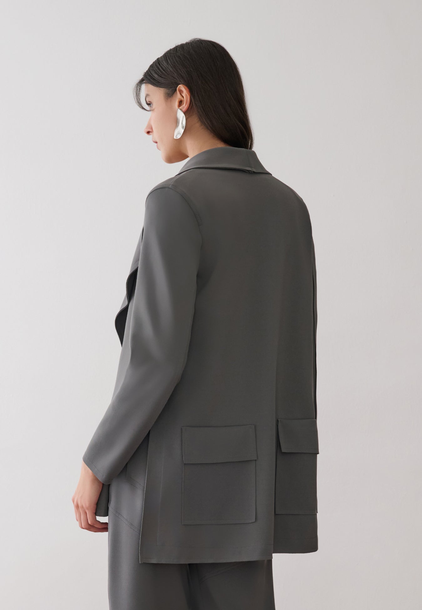 Blazer Recortes Laterais