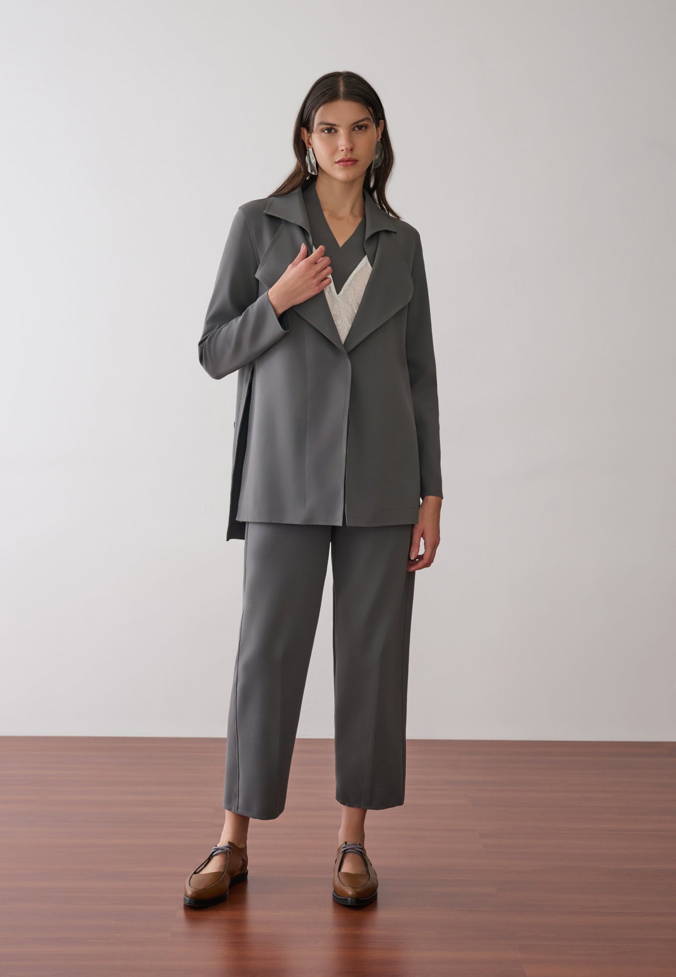 Blazer Recortes Laterais