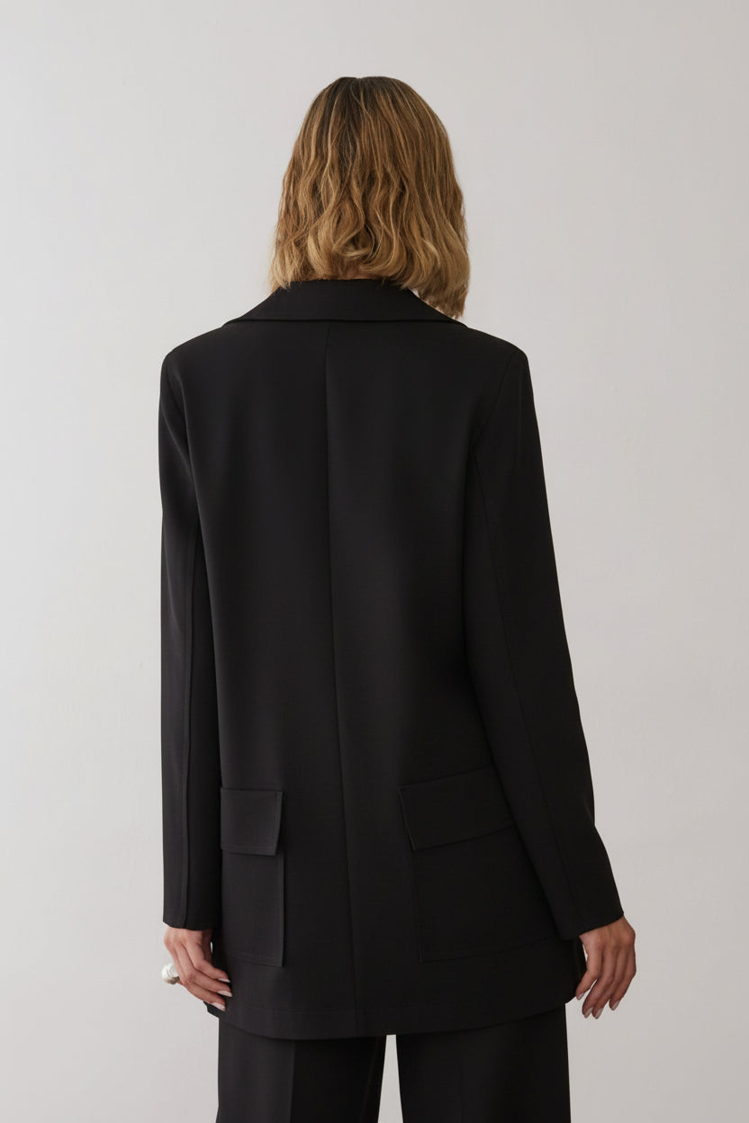 Blazer Recortes Laterais