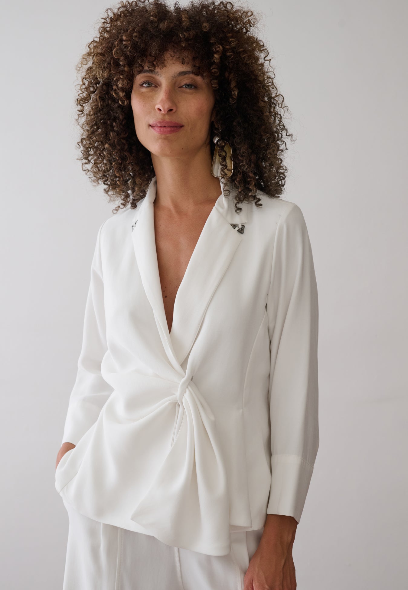Blazer Acinturado Peplum
